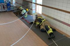 Atemschutzausbildung 2019 zweier Kameraden unserer Wehr in Oberasbach